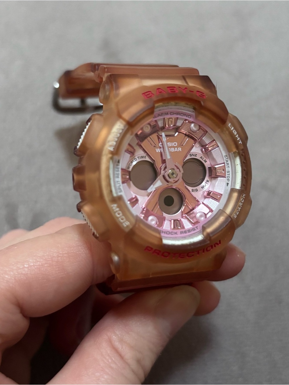 Casio Baby-G Women's Pink Resin Watch